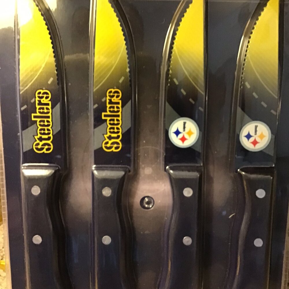 NFL Pittsburgh Steelers Steak Knife Set - 4pack *New*